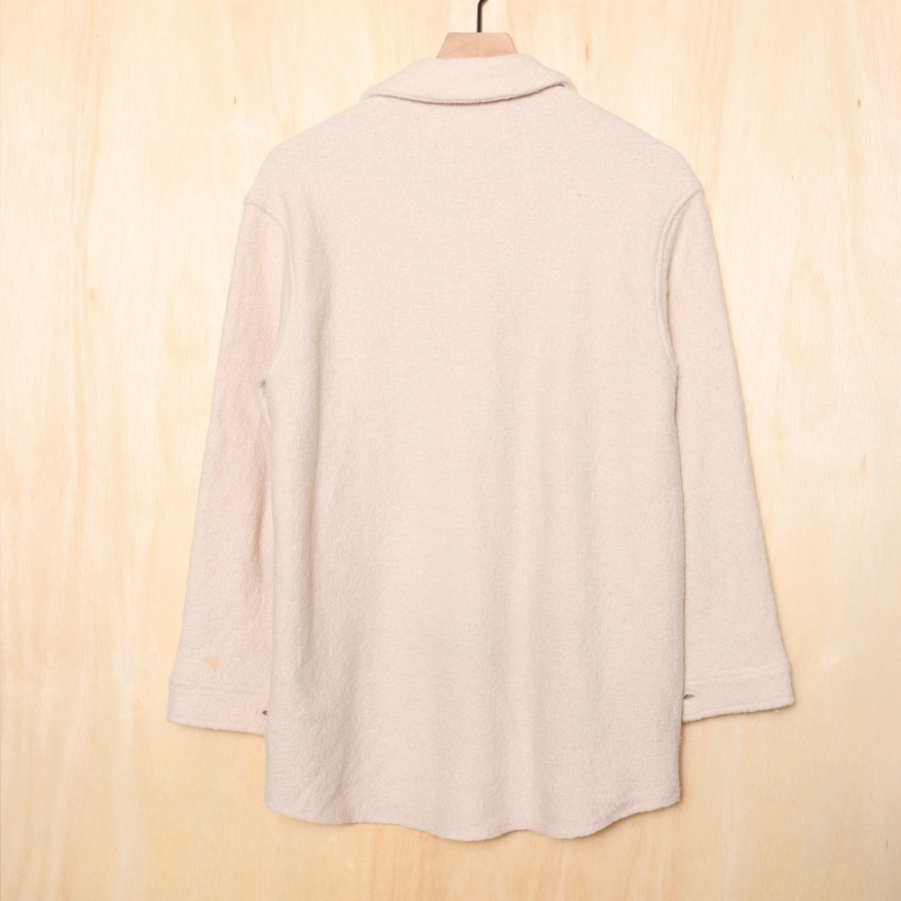Nice Things Paloma S Wool Shacket Cream Size 38 (M) - Picture 3 of 7
